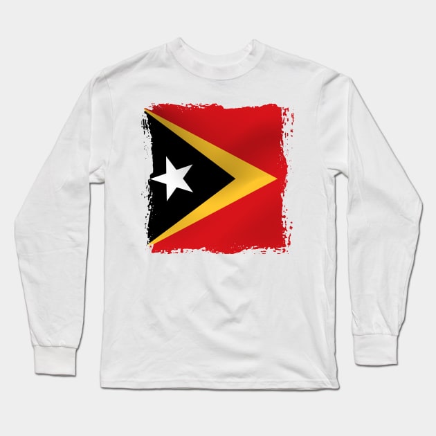 East timor artwork Long Sleeve T-Shirt by SASTRAVILA